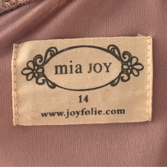 Joyfolie Teens Dress color MAUVE - Picture 7 of 7